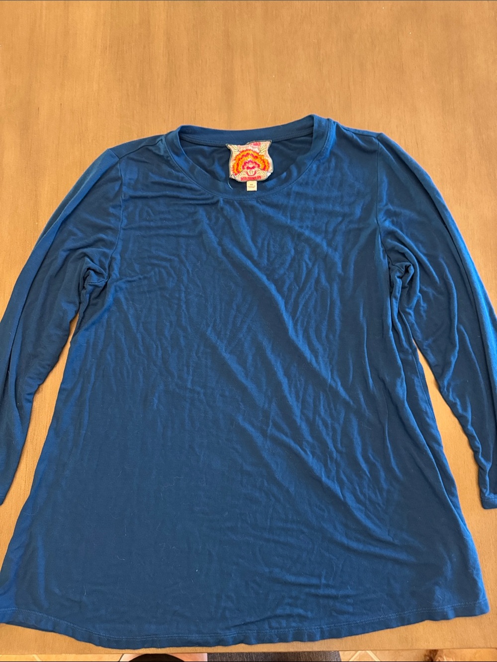 Johnny Was Deep Blue Long Sleeve Tee